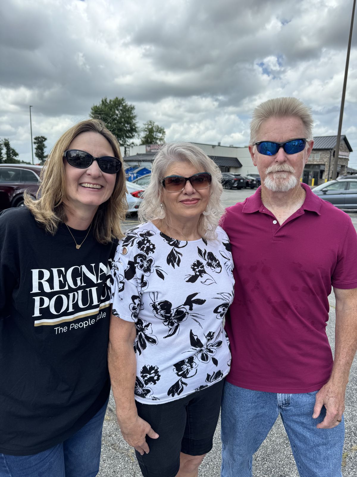 Kelly Grappe in Benton County, Arkansas — campaign photo Kelly Grappe, candidate for Arkansas Secretary of State, campaigning in Benton County, Arkansas