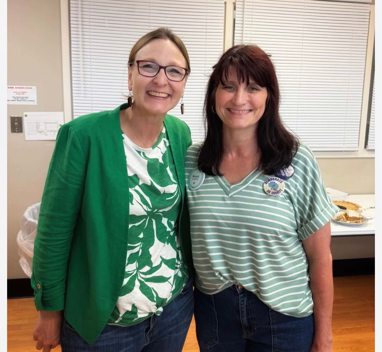 Kelly Grappe in Lonoke County, Arkansas — campaign photo Kelly Grappe, candidate for Arkansas Secretary of State, campaigning in Lonoke County, Arkansas