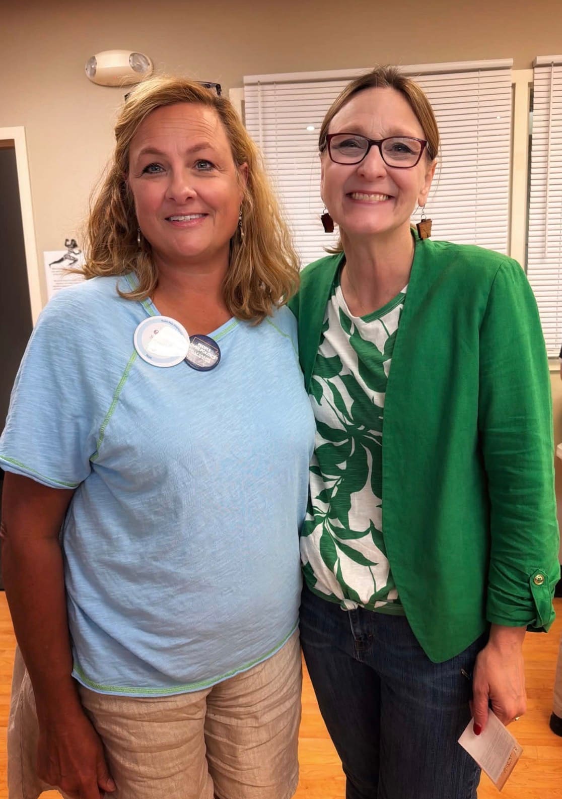Kelly Grappe in Lonoke County, Arkansas — campaign photo Kelly Grappe, candidate for Arkansas Secretary of State, campaigning in Lonoke County, Arkansas