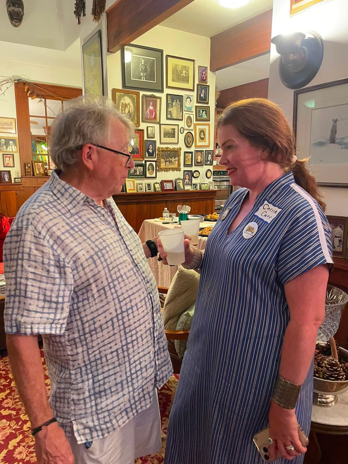 Kelly Grappe in Pulaski County, Arkansas — campaign photo Kelly Grappe, candidate for Arkansas Secretary of State, campaigning in Pulaski County, Arkansas